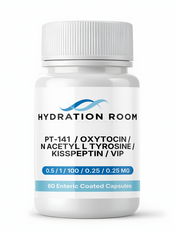 PT-141 / Oxytocin / N-Acetyl L Tyrosine / Kisspeptin / VIP Capsules